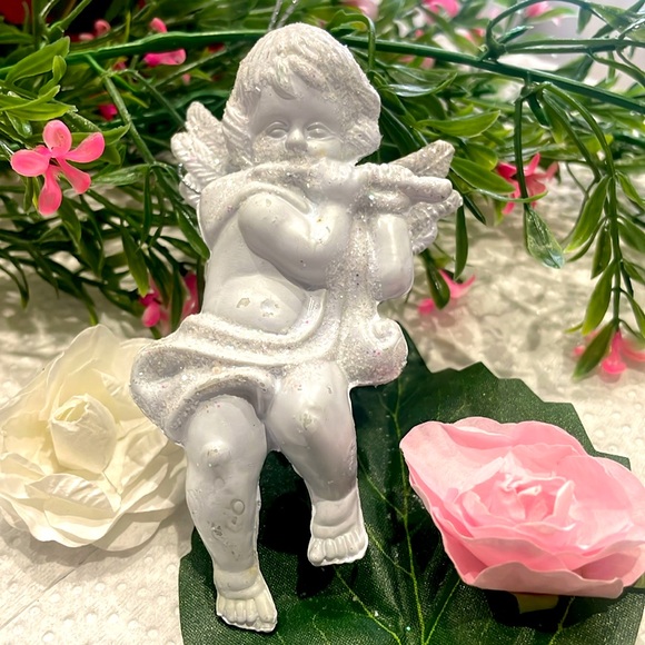 Sparkling White Angel Christmas Ornament - Picture 8 of 10